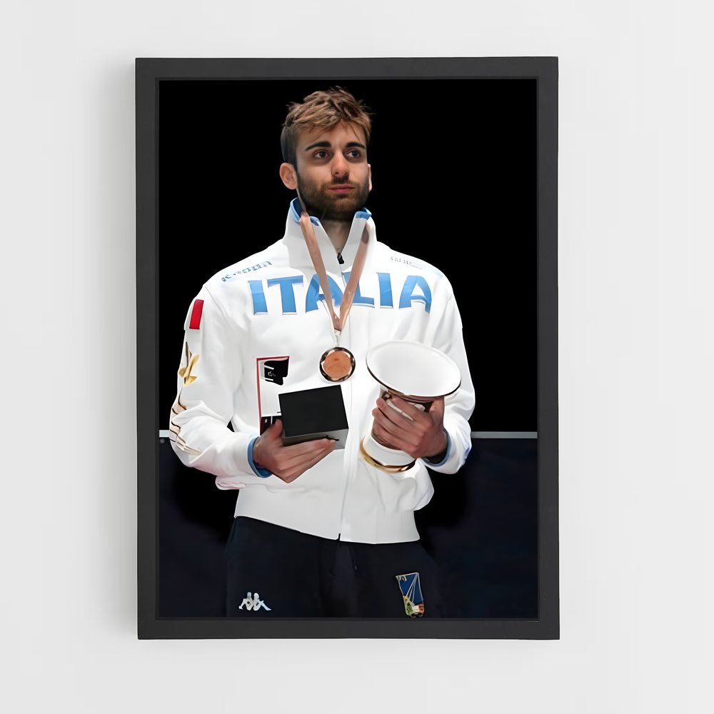 Poster Daniele garozzo – affiche Escrime (vue 2)